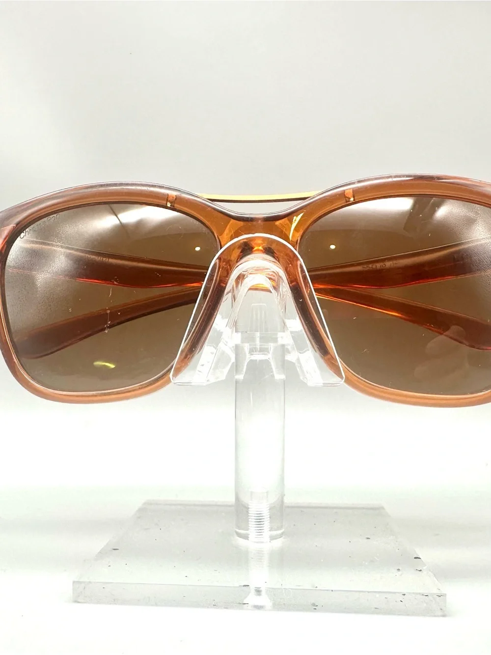 Smith Cavalier Sunglasses Tobacco Crystal Brown ChromaPop Lens 55 16 140 FLAW